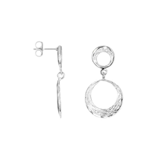 Pendiente Traso de Plata