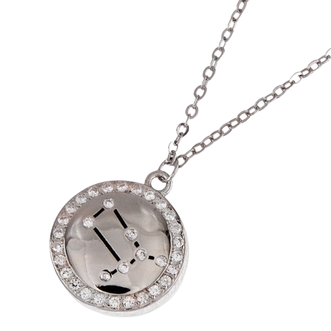 Gargantilla Horóscopos de Plata Géminis