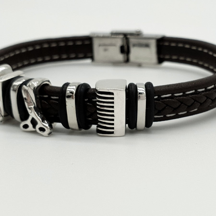 Pulsera para hombres peluquería