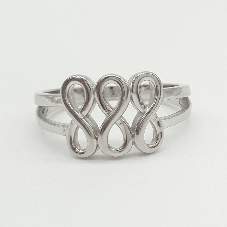 ANILLO DE PLATA DREIFACH