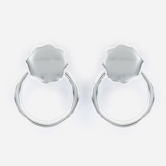 PENDIENTES DE PLATA FLORS