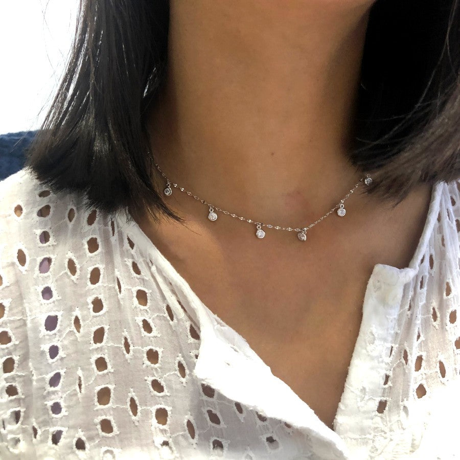 Gargantilla de plata Redo