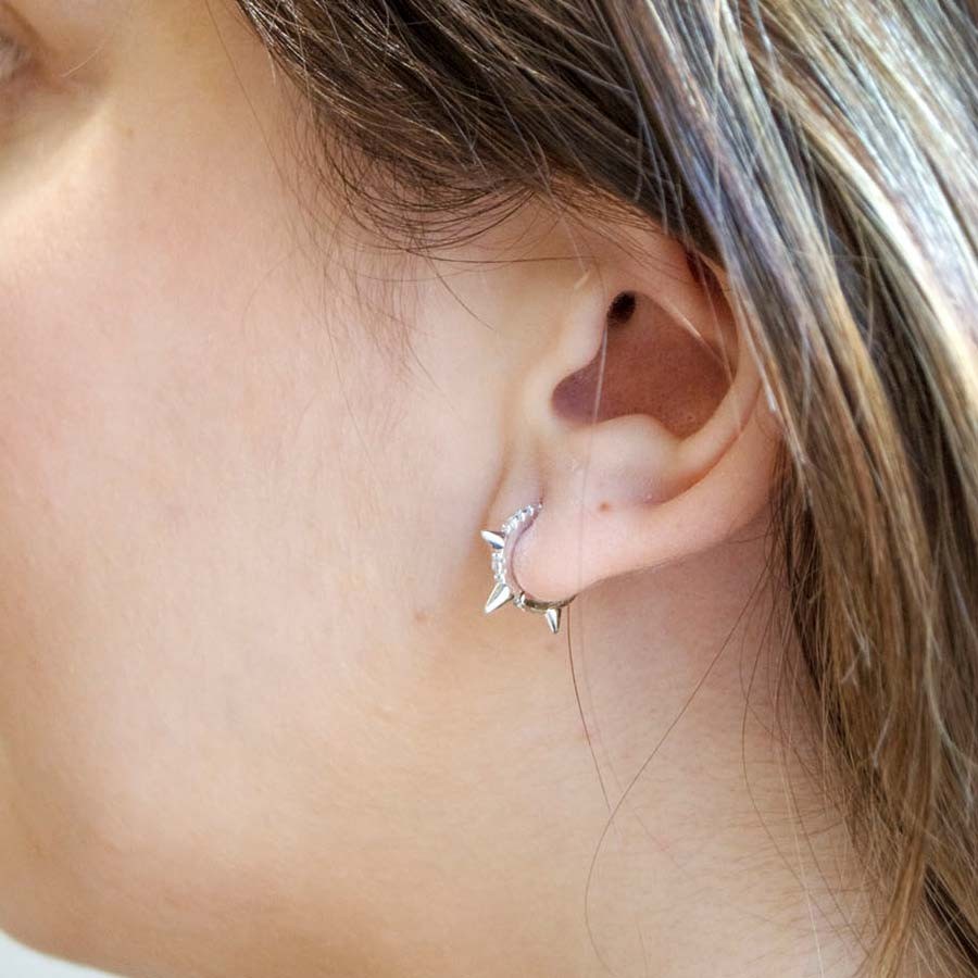 Pendientes de plata aros pequeños