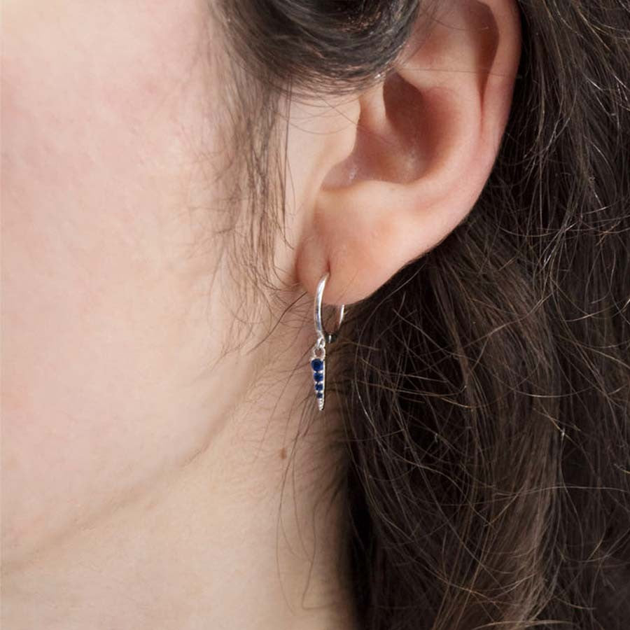 Pendientes de plata con colgante