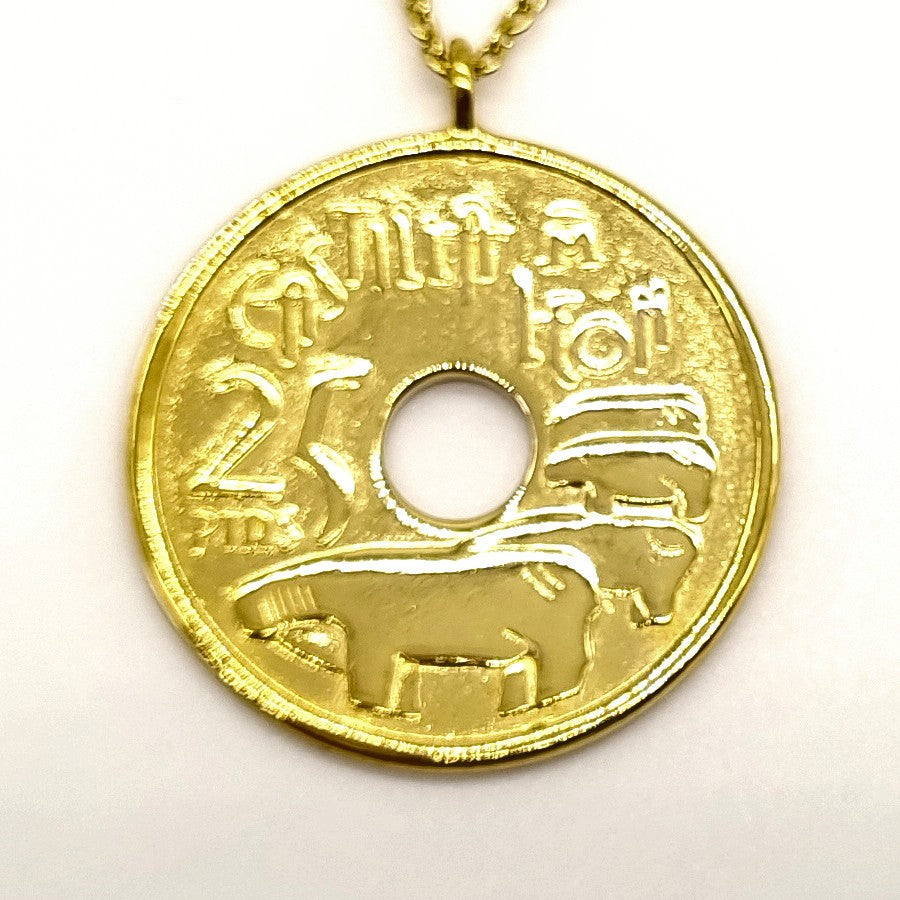 Veinticinco Pesetas Plata Dorada