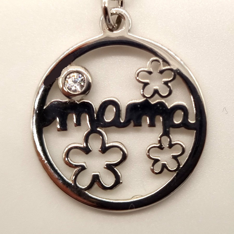 Colgante de plata mama