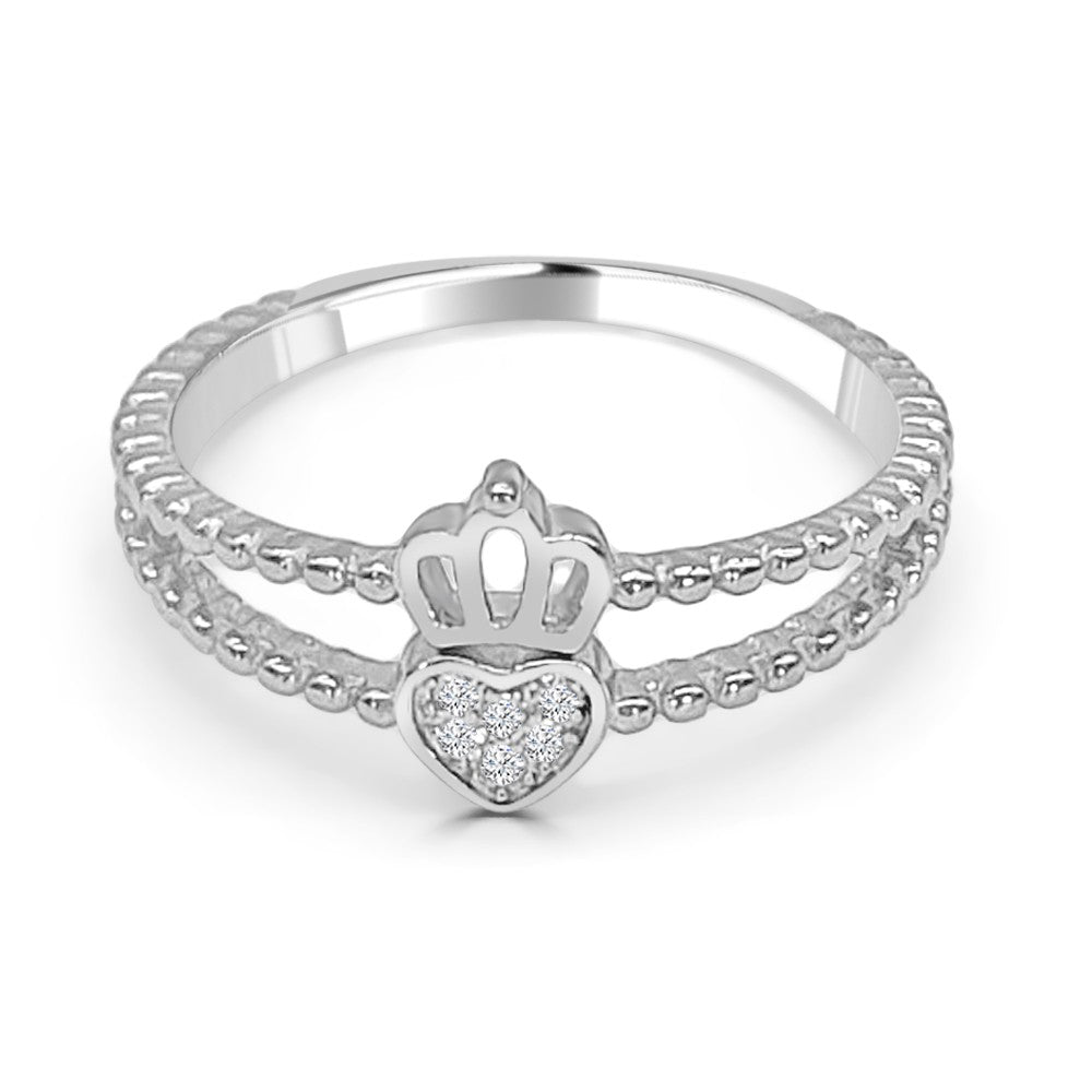 ANILLO DE PLATA COROA