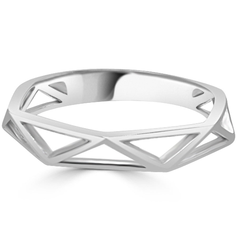 ANILLO DE PLATA TRIKON
