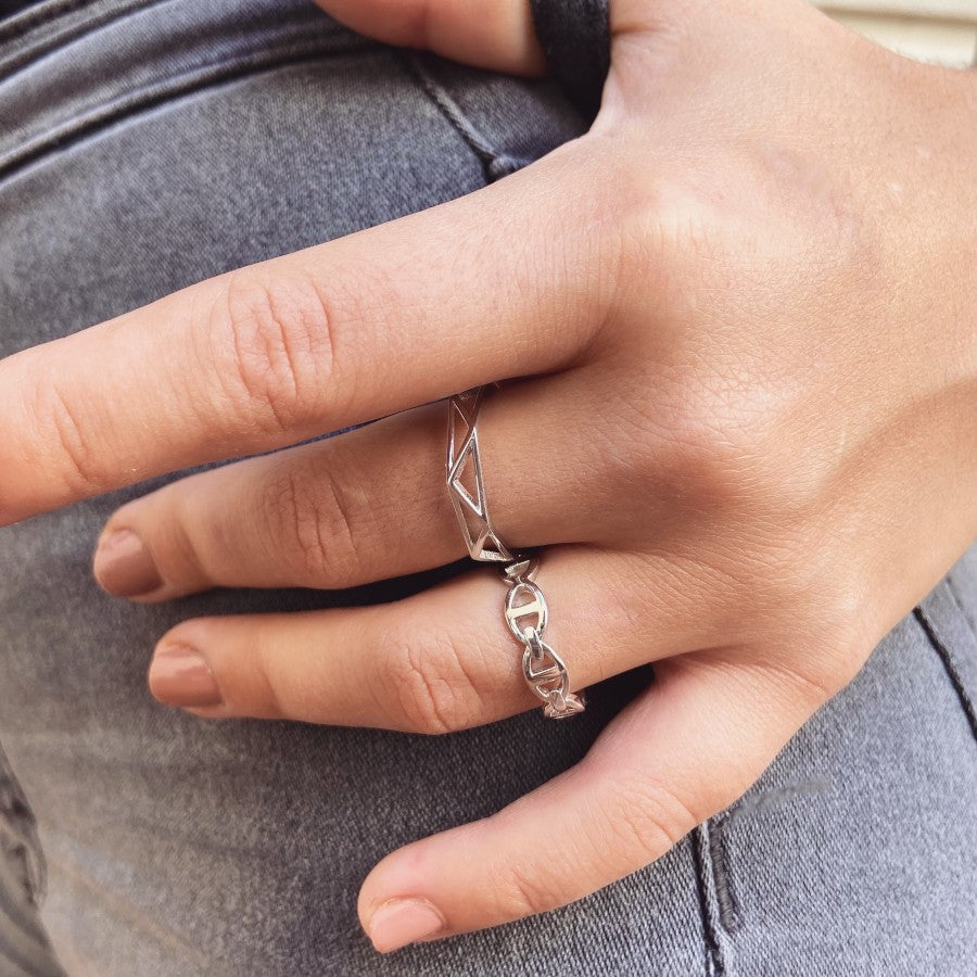 ANILLO DE PLATA LENKE