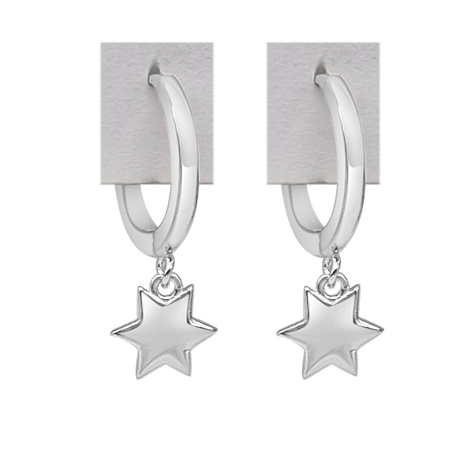 Pendientes Plata Estrella