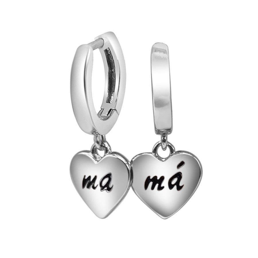 Silver Heart Hoop Earrings Argos Earrings Silver Buy Revere