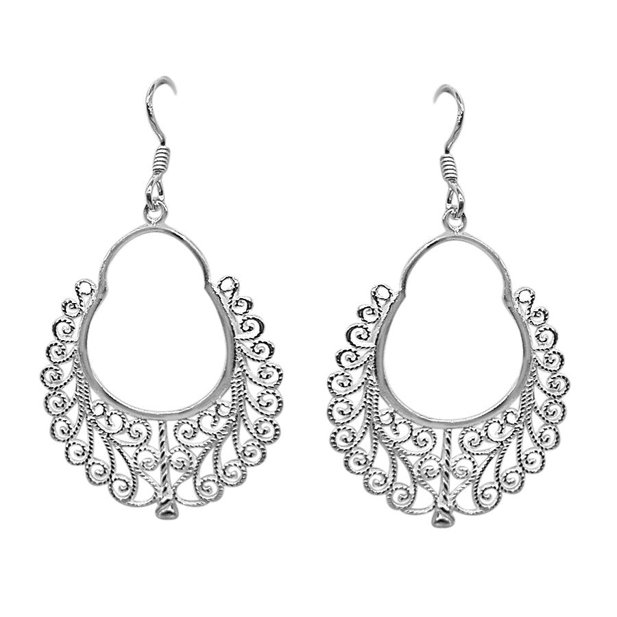 PENDIENTES DE PLATA FERIA