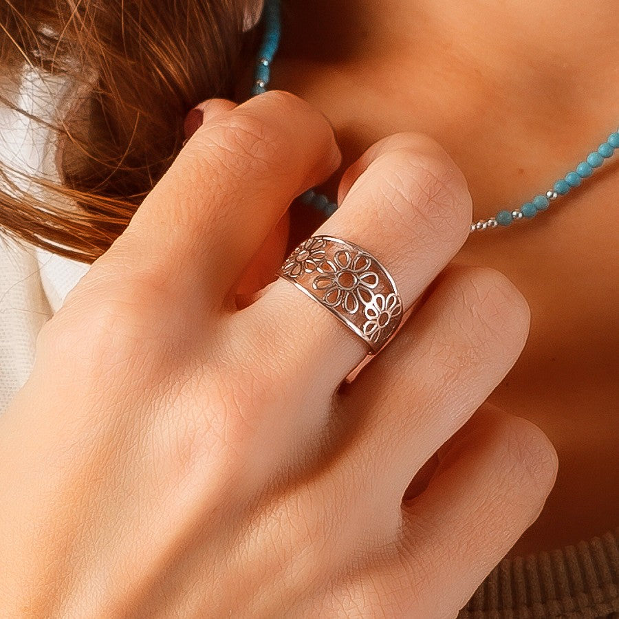ANILLO DE PLATA OIHANA