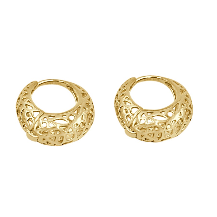 PENDIENTES DE PLATA AJURATA