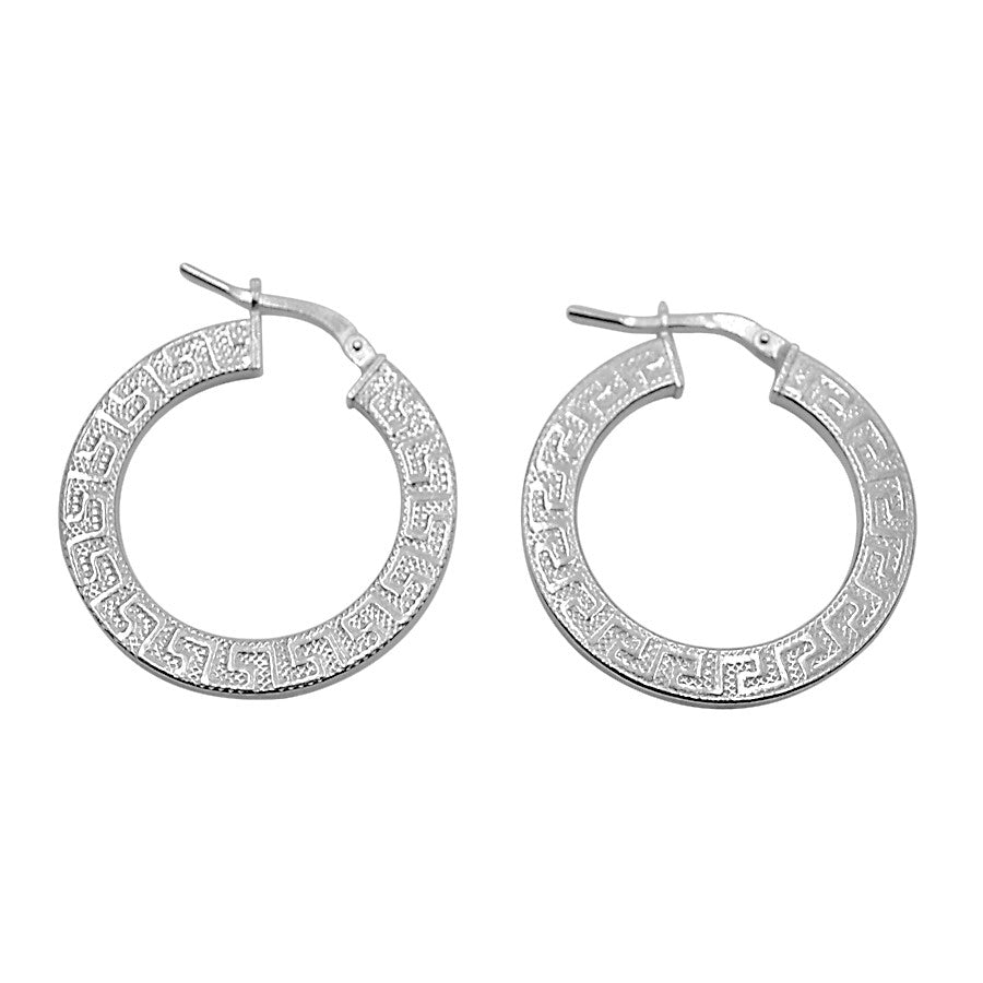 PENDIENTES DE PLATA PLANO