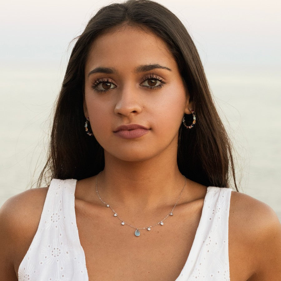 Gargantilla gota plata de ley Iza