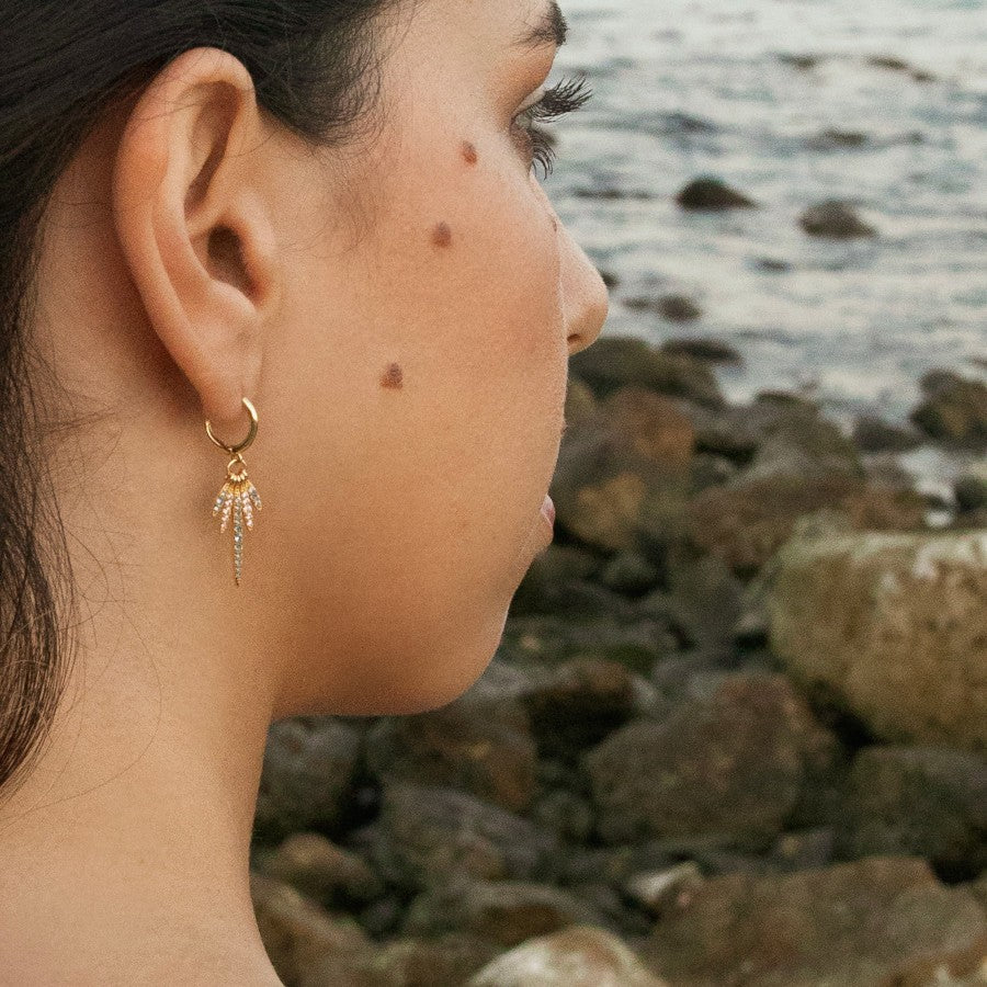 Pendientes de plata Boja