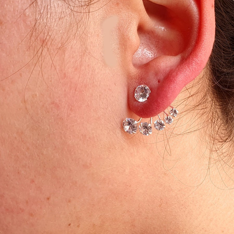 Pendientes de plata Brija