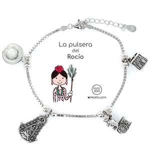 Pulsera Plata del Rocío