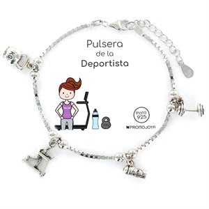 Pulsera Plata Deportista