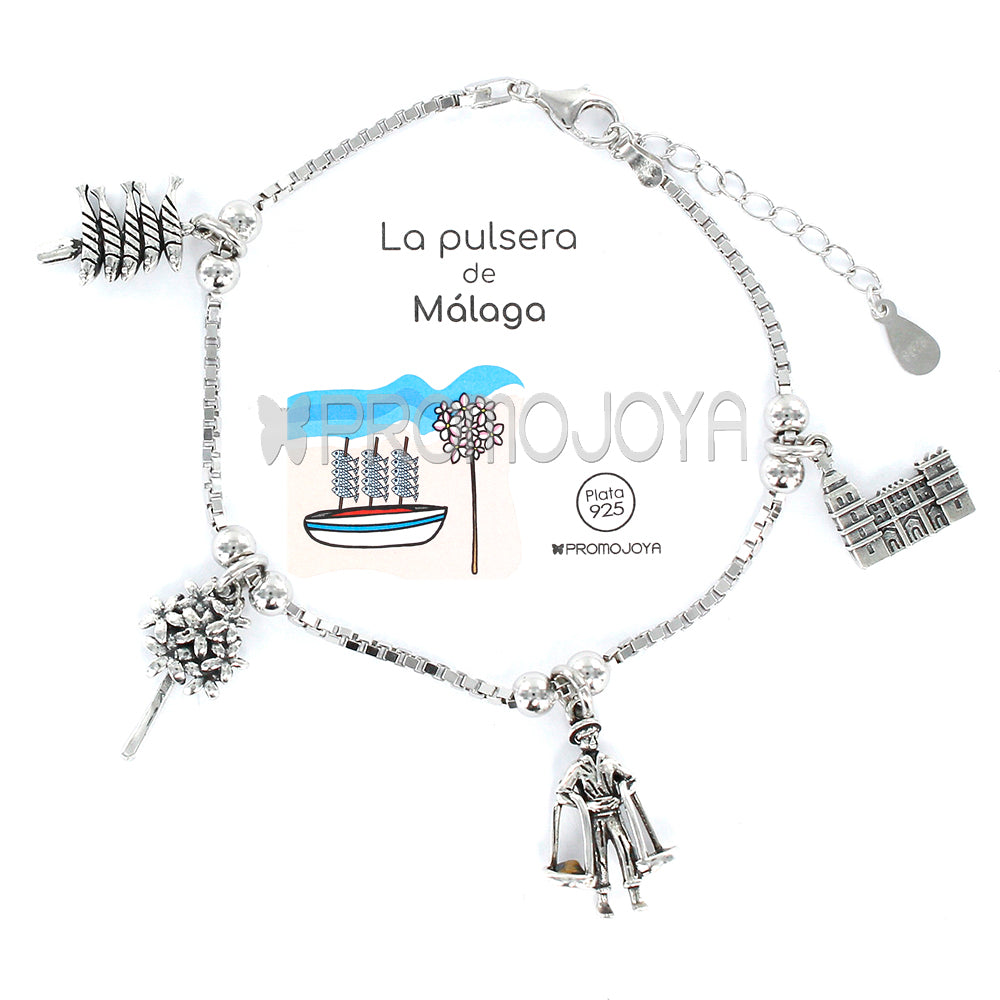 Pulsera Plata Malaga