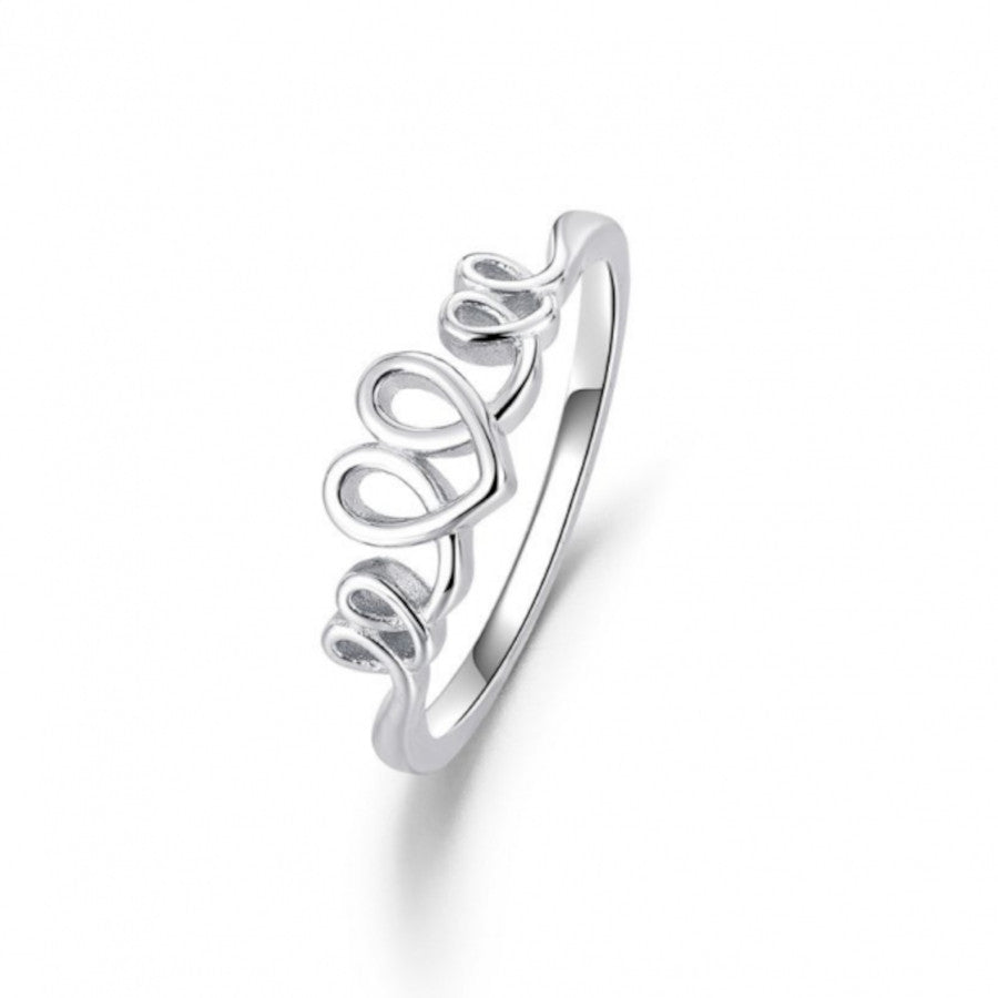 Milosc Silver Ring 