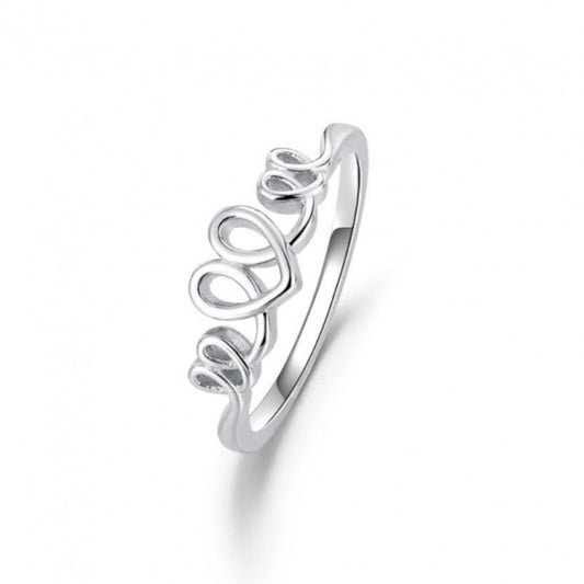 Milosc Silver Ring 