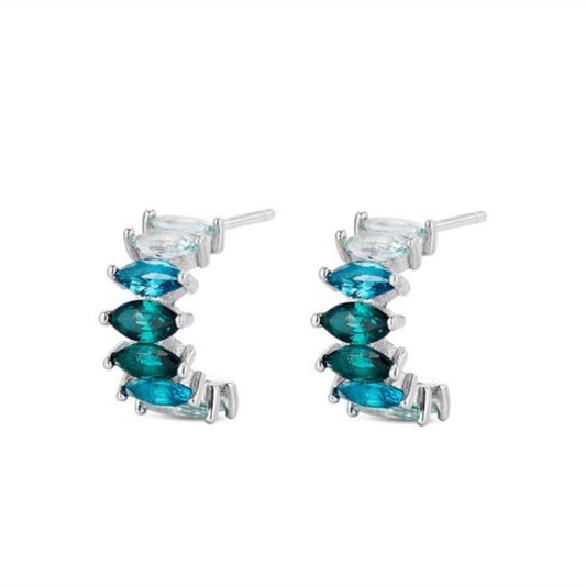 Silver Marsh Earring