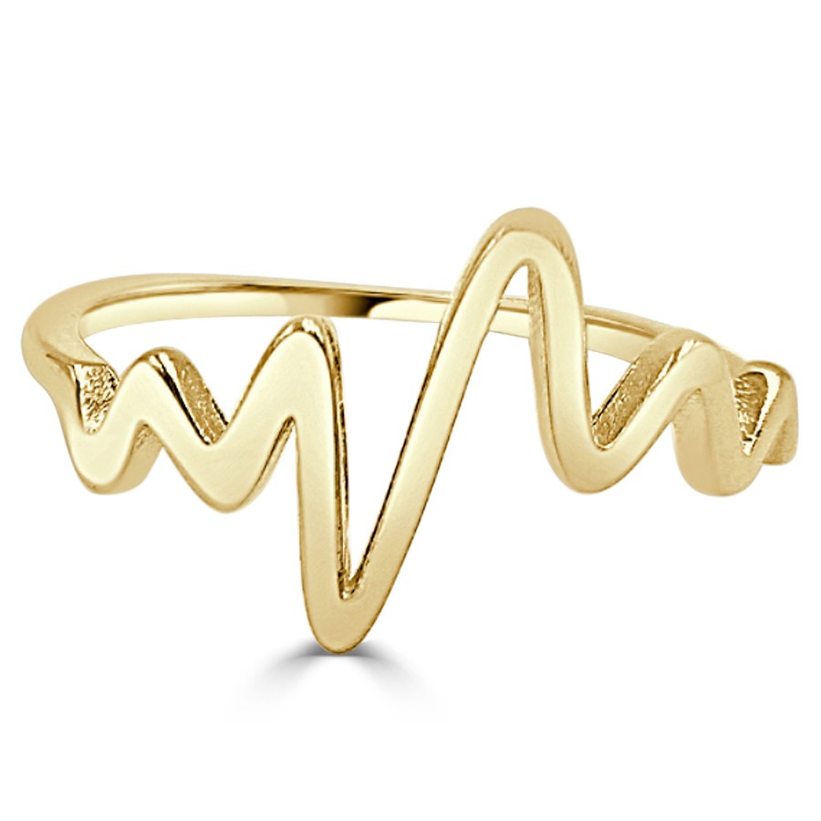 Anillo Electro de Plata Dorada