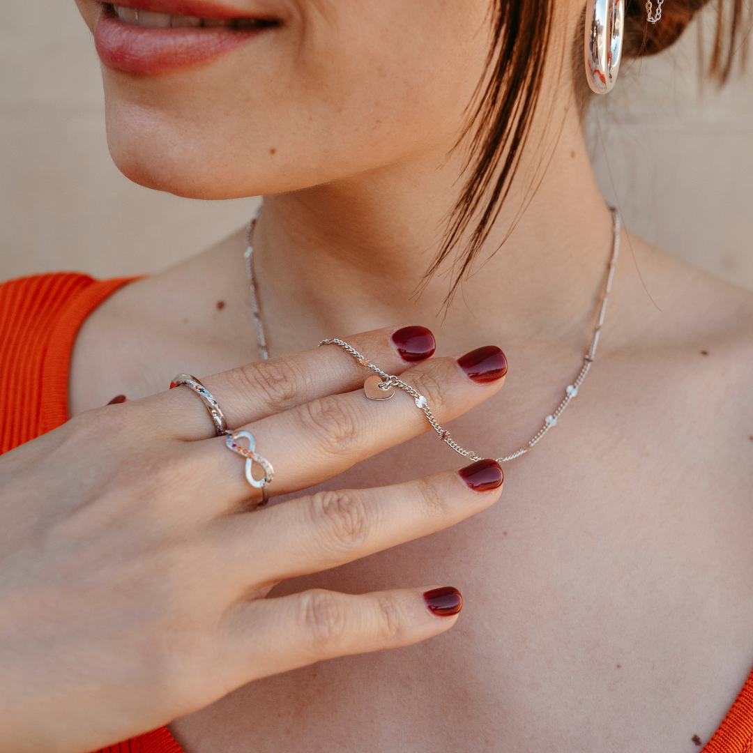Almos Silver Choker