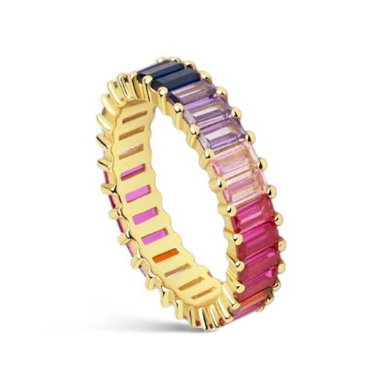 Gold Silver Temari Ring