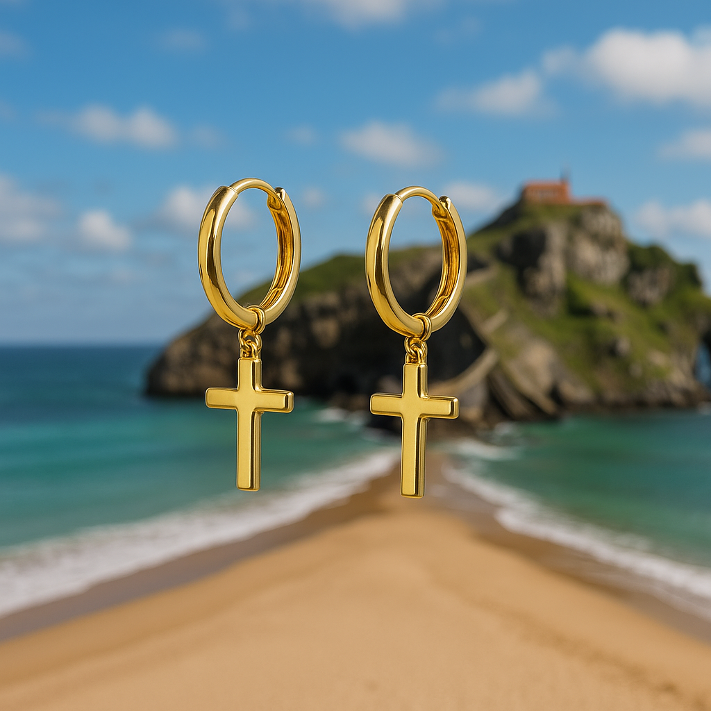 Obe silver earrings