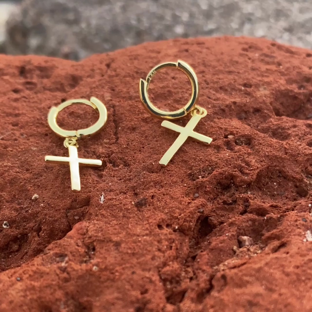 Obe silver earrings