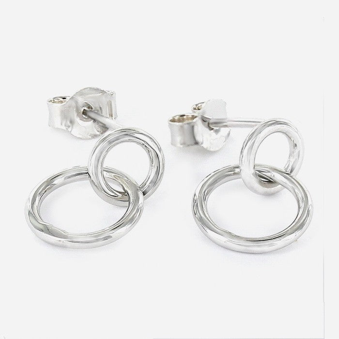 YOU&amp;ME SILVER EARRINGS