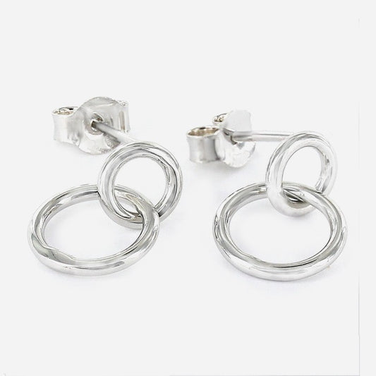YOU&amp;ME SILVER EARRINGS