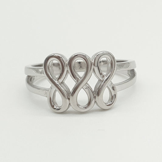 ANILLO DE PLATA DREIFACH