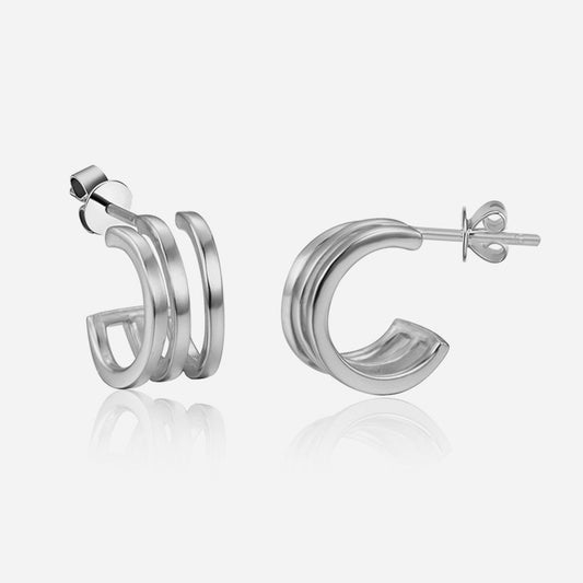 TREX SILVER EARRINGS