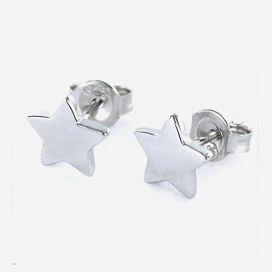 SILVER STAR EARRINGS