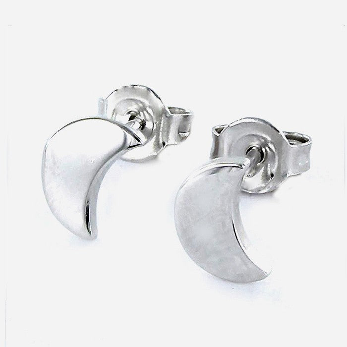MOON SILVER EARRINGS