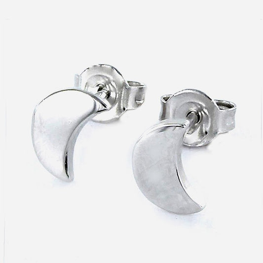 MOON SILVER EARRINGS
