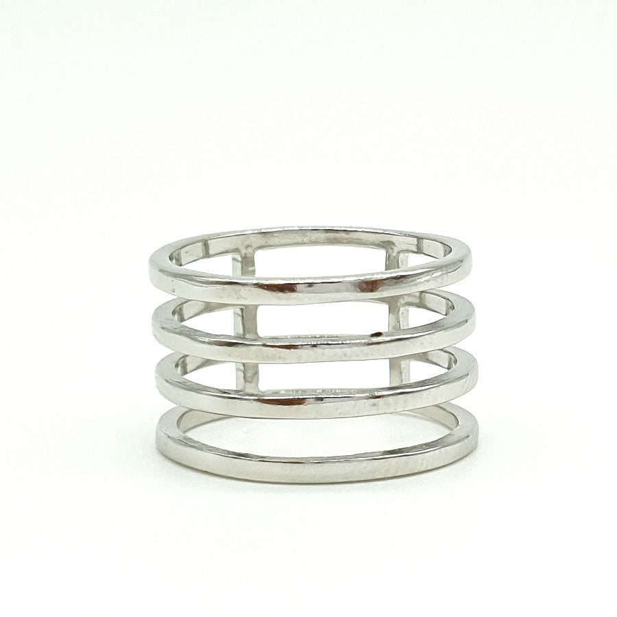 ANILLO DE PLATA REJA