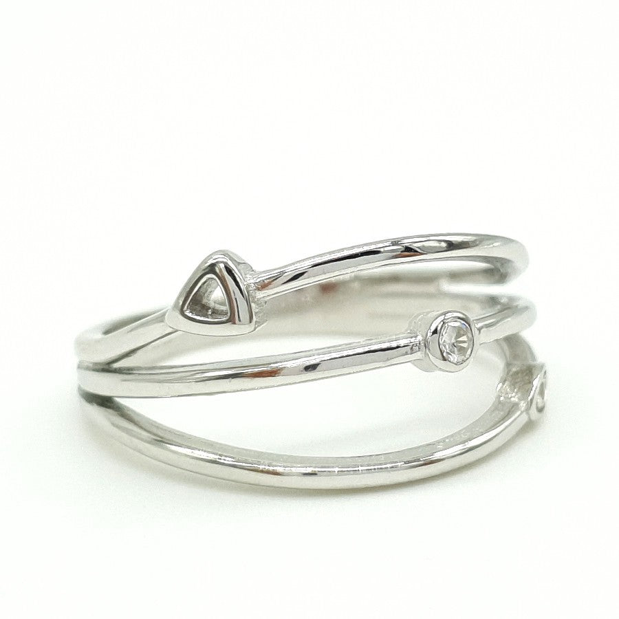 Anillo Triese plata