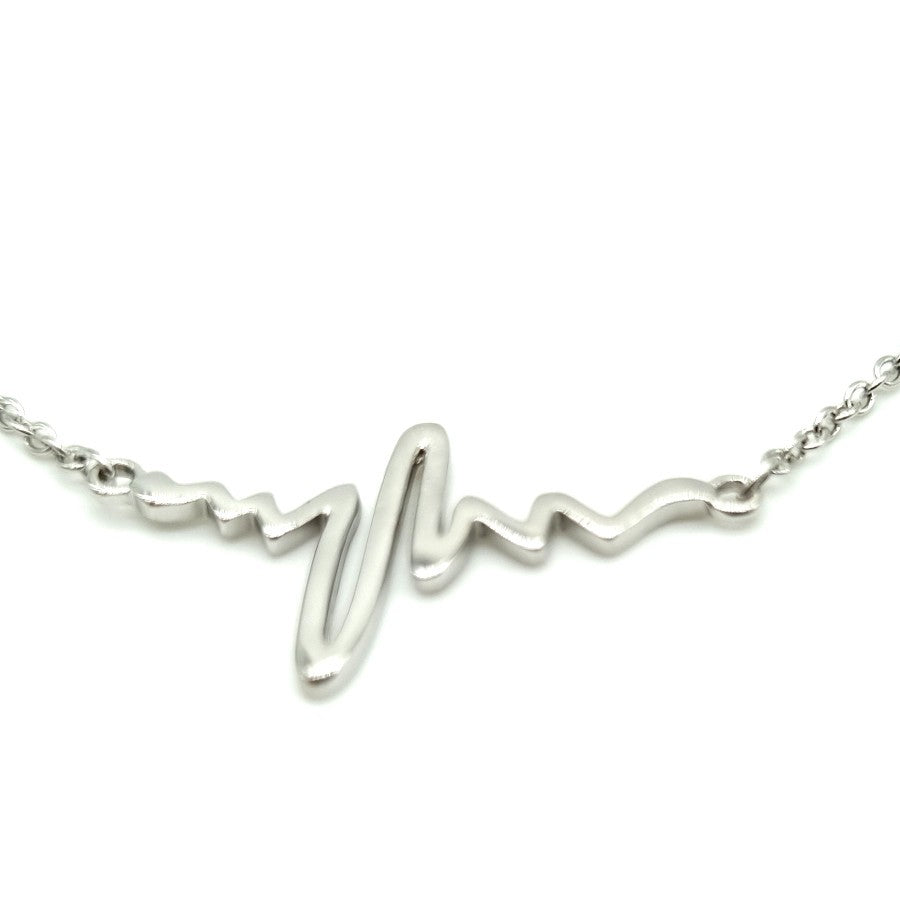 Pulsera de plata electrocardiograma