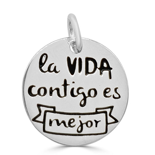 Tôle Vida Silver Pendant or Bracelet