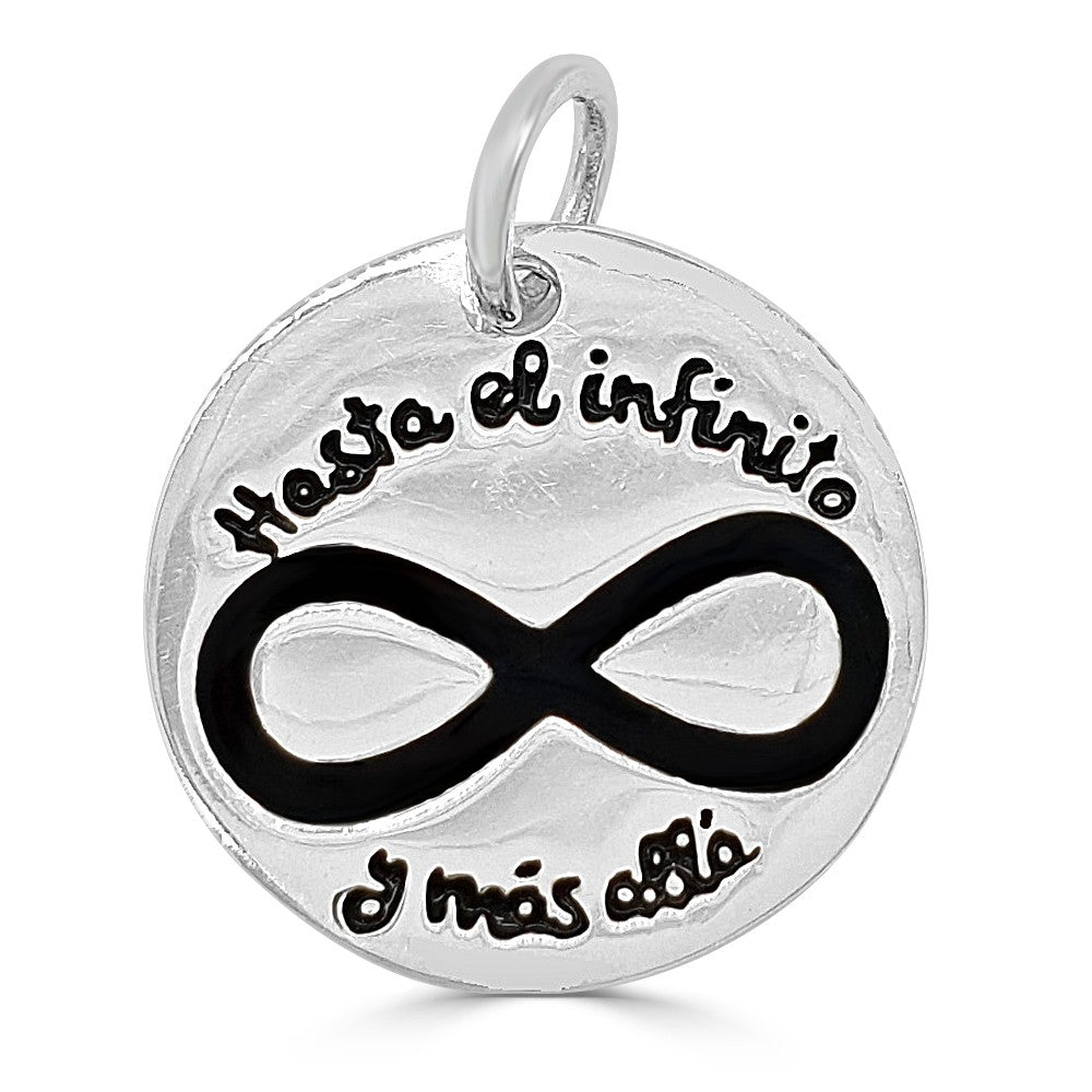 COLGANTE O PULSERA DE PLATA TÔLE INFINITO