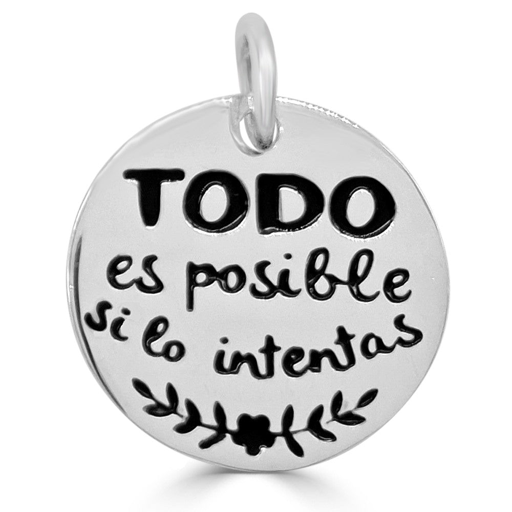 COLGANTE O PULSERA DE PLATA TÔLE TODO ES POSIBLE