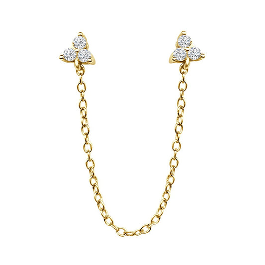 KATEA GILT SILVER EARRINGS