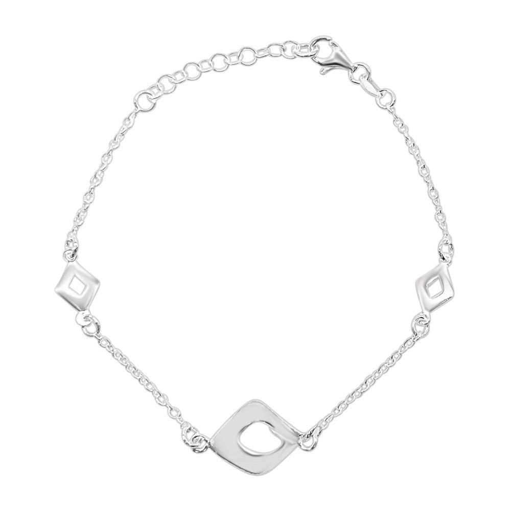 PULSERA  DE PLATA DIAMENT