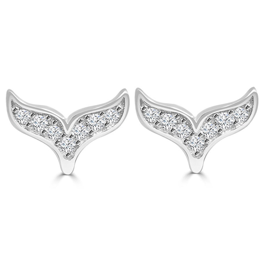 PENDIENTES DE PLATA ALETA