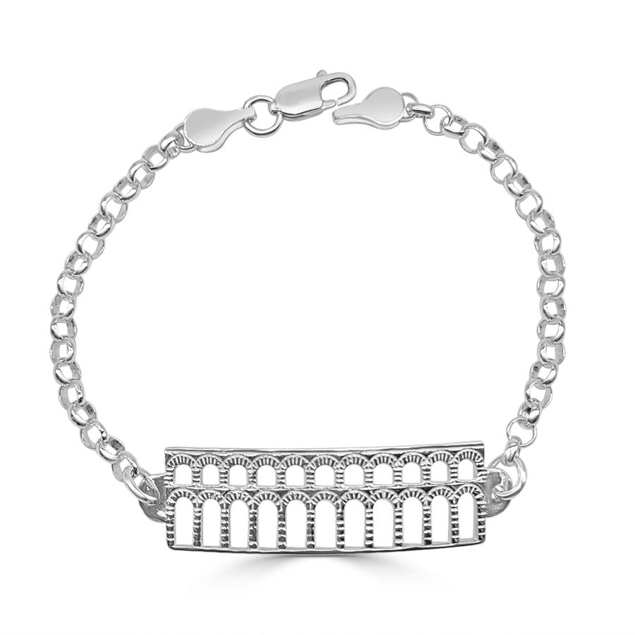 AQUEDUCT SILVER BRACELET